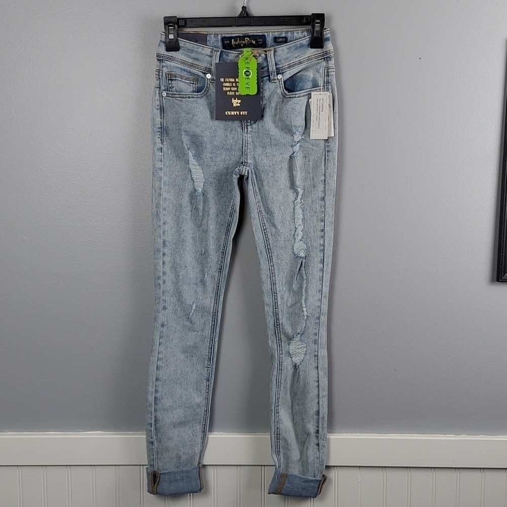 NWT Indigo Rein Ankle Jeans, Curvy Fit Size 1